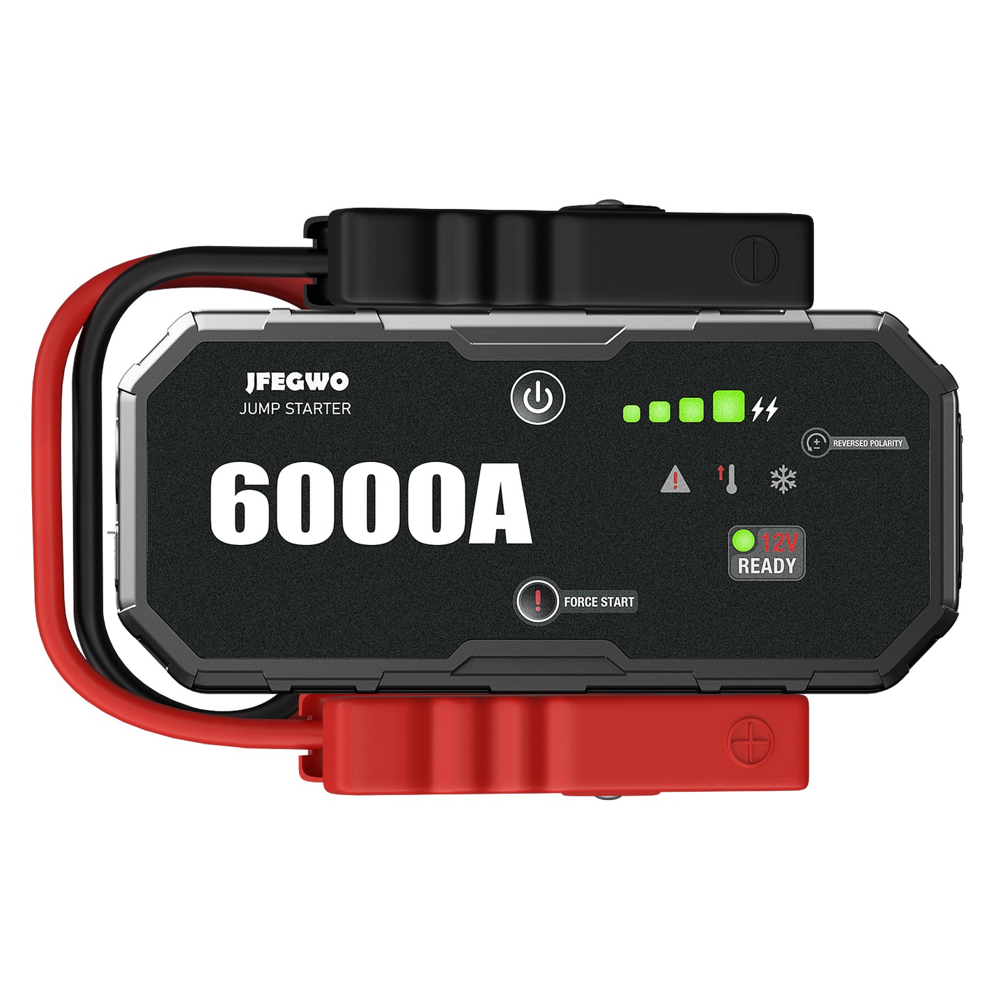 Portable Car Jump Starter 6000A Peak 12V Battery Supersafe Power Bank Charger