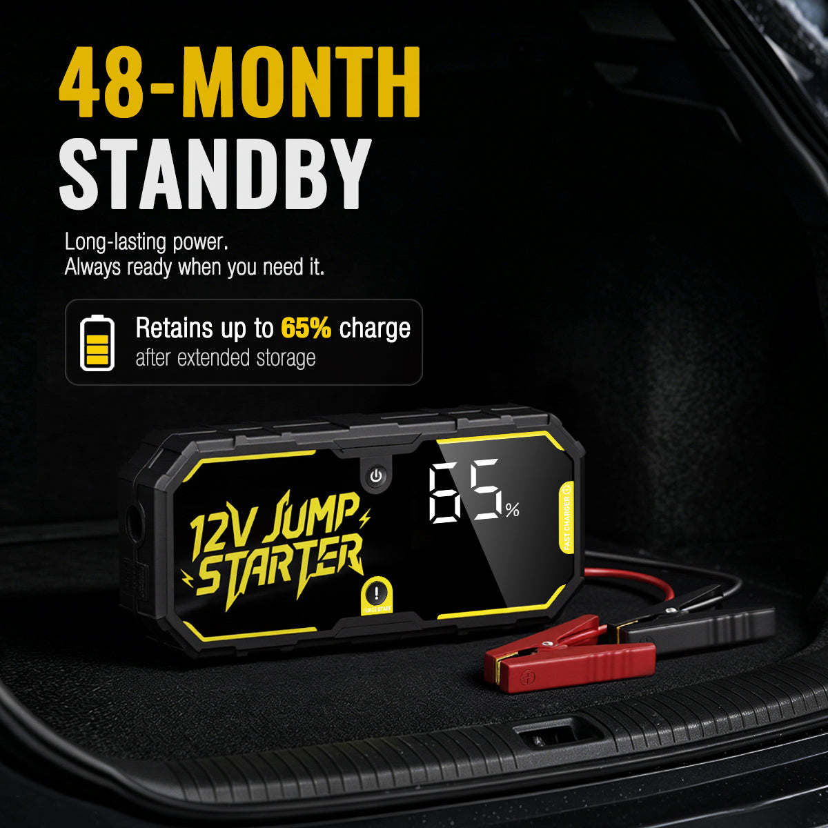 AdoreTripCar Jump Starter,6000A Battery Charger,SuperSafe 12V Lithium Jumper Box Up To 7.0L Gas/4.0L Diesel Engines