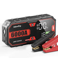 AdoreTripCar Jump Starter,6000A Battery Charger,SuperSafe 12V Lithium Jumper Box