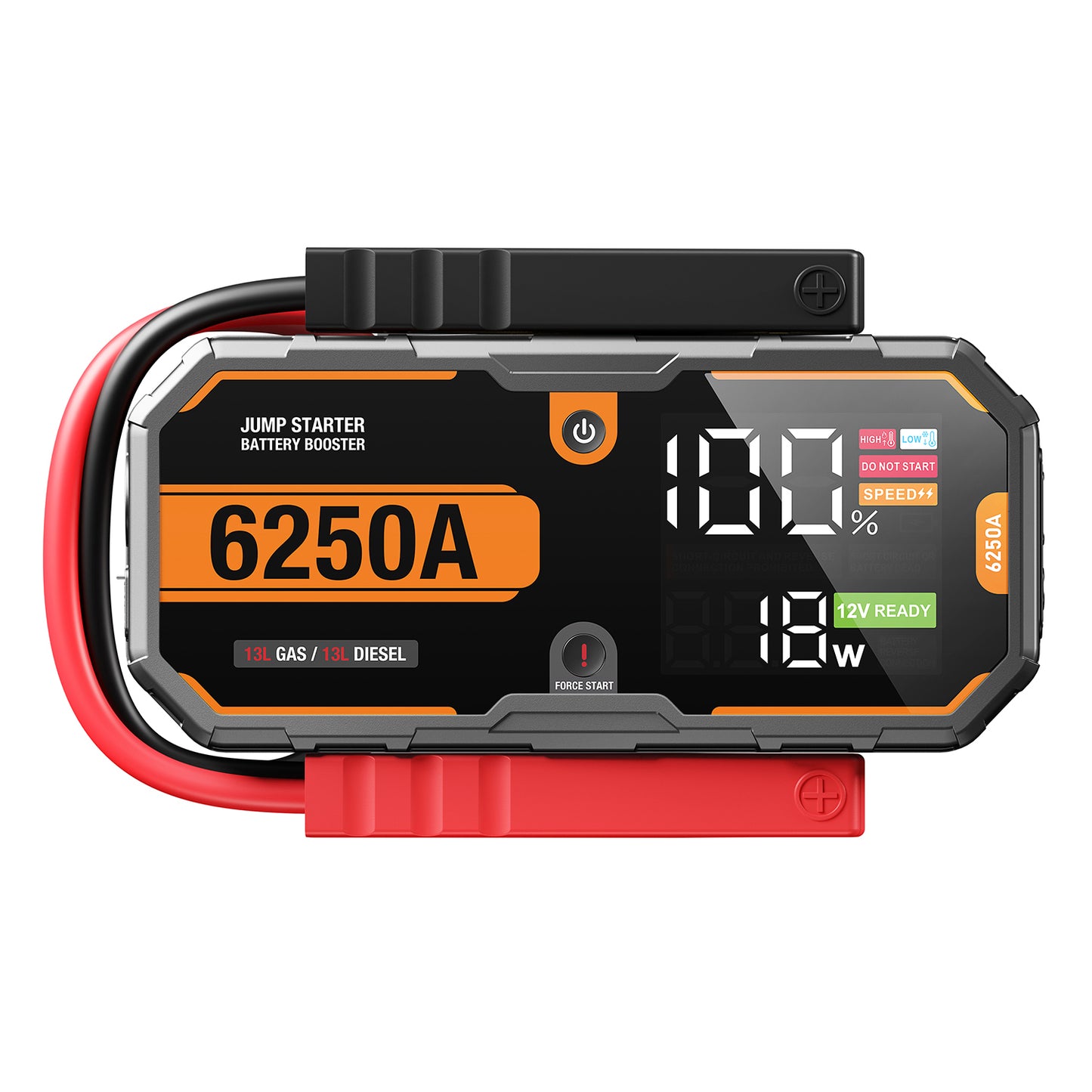 Adoretrip Portable 6250A Jump Starter Box Heavy Duty Truck Battery Booster Pack Power Bank