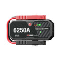 Car Battery Jump Starter 6250 Peak Amp / 960 Cranking Amp 12V Smart Display Jumper Cables with Force Start for Car Booster Jump Start Box for 10L Gas/8L Diesel Engines, 48 Months Standby